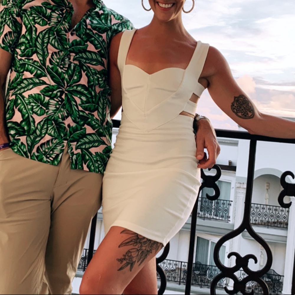 LULUs White Mini Dress